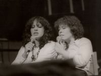 Rehearsing with Haris Alexiou