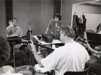 Together with Stavros Xarchakos. Rehearsals with the KOEM(National Orchestra of Greek Music).